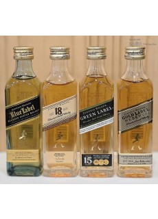 조니워커 블루+18년+그린+골드라벨 리저브 50ml